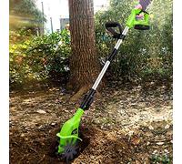 SSDDLZEQ Motocoltivatore a Batteria 20V Motocoltivatore Elettrico Portatile con coltivatore Portatile for Giardini Manico Regolabile for orti, Prati, Giardini