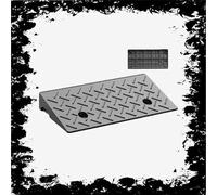 SSDDLZEQ Rampe d'ingresso, Rampe di Salita, Rampe for sedie a rotelle Portatili, Rampe in Gomma(50 * 30 * 13cm)