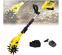 SSDDLZEQ Rototiller Elettrico Rototiller a Batteria Rototiller da Giardino con Batteria Ricaricabile e Caricabatterie for la distribuzione di Giardini con Prato (5.2ah)