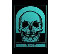 SSDGM: Murderino Graph Paper Notebook - 6x9 Inches, 120 Pages - Julie de Graag Skull Art Cover - True Crime Journal, SSDGM Gift for Podcast Fans