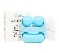 SSENNA Rullo di ghiaccio 2 in 1 per modellare viso e corpo, terapia di raffreddamento, riduce il gonfiore e il rassodamento della pelle, regalo per la cura di sé