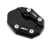 SSFRI Cavalletto Laterale for Moto Allarga Piastra Estensione cavalletto Compatibile con ADV 150 350 ADV150 ADV350 2020 2021 2022 (Color : ADV Black, Size : A)
