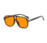 SSFVTTL Occhiali da sole di lusso da donna per uomo oversize blu (6648-C4)