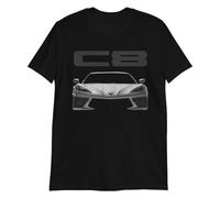 SSGTCKFM 2021 2022 Corvette C8 Owner Gift Short-Sleeve Unisex T-Shirt Black