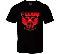 SSGTCKFM Fedor Emelianenko The Last Emperor Fight Fan T-Shirt Black Men's
