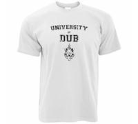 SSGTCKFM Mens T Shirt University of Dub Slogan Sound System Reggae Music Lion Tshirt Tee