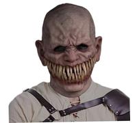 Ssguopte Maschera spaventosa, silicone denti affilati maschere realistiche per adulti faccia umana, oggetti di scena di Halloween per la festa di costume cosplay di carnival casa infestata