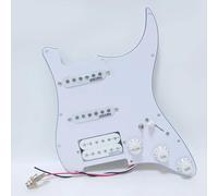SSH Alnico 5 pickup Humbucker 3 strati per chitarra con battitrice per chitarra Fender Stratocaster (bianco)