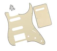 SSH Guitar Pickguard Back Plate Tremolo Cover 3ply Con Viti Per Battipenna Per Chitarra Elettrica For For ST Professionale Battipenna per Chitarra Elettrica