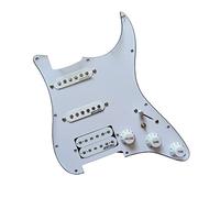 SSH Loaded Guitar Pickguard Set Multifunzione Bianco Alnico 5 Pickup Convertitore A 7 Vie Per For FD Chitarra Battipenna precablati Set