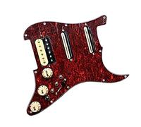 SSH Prewired Guitar Pickguard Multifunzione Mini Humbucker Pickups High Output 3 Single Cut Set Battipenna precablati Set