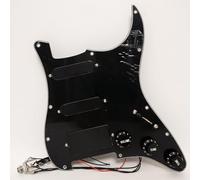 SSH - Set di pickup attivi precablati per chitarra Fender ST, compatibile con sistema di pickup Humbucker EMG Style Active, senza saldatura, kit per chitarra aggiornato (nero)