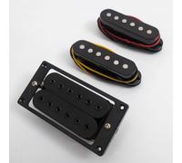 SSH - Set di pickup per chitarra Fender ST, Humbucker a 4 conduttori e pickup single coil, compatibili con chitarra elettrica stile Stratocaster, Coil Split Ready