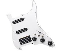 SSH SSH High Output Loaded Prewired Scratchplate Coil Splitting 2 Mini Humbucker Magnet Ceramic(3/4)