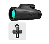 SSHHM Telescopio Monoculare ad Alta Potenza, con Supporto per Cellulare, per Birdwatching, Escursionismo, Pesca, Sport e Concerti all'aperto/A / 10×50