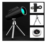 SSHHM Telescopio Monoculare ad Alta Potenza, con Supporto per Cellulare, per Birdwatching, Escursionismo, Pesca, Sport e Concerti all'aperto/B / 10×50