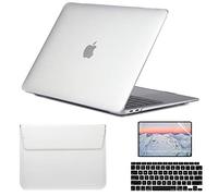 SsHhUu Custodia per 4 in 1 MacBook PRO Retina 13 Pollici (Model: A1502 & A1425), Custodia Plastic Case Cover Rigida a Scatto per MacBook PRO Retina 13 Pollici (2015 - End 2012) Transparent