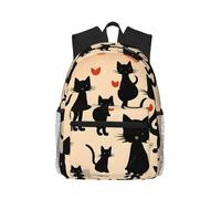 SSIMOO Canne da pesca Stampa Zaino per il tempo libero alla moda Il tuo compagno di viaggio perfetto, un must per i viaggi all'aperto, Happy Walk Kitty, One Size, Zaino da viaggio, Happy Walk Kitty,