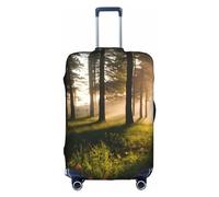 SSIMOO Elegante copribagagli con farfalla viola, esperienza di stile e funzionalità, perfetto compagno di viaggio, Luce del sole del mattino nel deserto2, X-Large