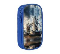 SSIMOO Historic Old Tower Bridge London Oxford - Astuccio in tessuto Oxford con cerniera, ideale per viaggi, bello e funzionale, Ponte storico della vecchia torre di Londra1, Taglia unica