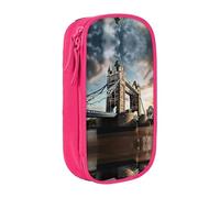 SSIMOO Historic Old Tower Bridge London Oxford - Astuccio in tessuto Oxford con cerniera, ideale per viaggi, bello e funzionale, Ponte storico della vecchia torre di Londra3, Taglia unica
