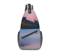 SSIMOO Lisbona Tram Zaino funzionale da viaggio all'aperto, perfetto per ciclismo, tempo libero e avventure all'aria aperta, Altro sotto il tramonto, One Size