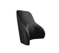 SSIMOO Massaggio for auto Supporto for la vita Sedile for ufficio Schienale Poggiatesta Supporto for cuscino Simulazione Cuscino for cuscino for massaggio vibrante umano (Color : 1pcs black lumbar)