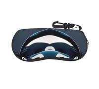 SSIMOO Orca Killer Whale Custodia per occhiali portatile in neoprene, elegante e versatile, per uscire è necessario., Orca Orca, taglia unica