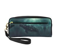 SSIMOO Pittura a olio Parigi Torre Eiffel Stampa Viaggio Makeup Bag Per Lo Stile On-The-Go Per La Conservazione Cosmetici E Elementi Di Bellezza, Balena sottomarina, Taglia unica