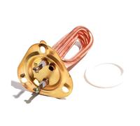 SSIMOO Tubo di Rame Rosso dello scaldabagno Elettrico ad Immersione con Flangia/Disco 63mm della sonda 220V 1KW/2KW/3KW Kindly (Size : 220V, Color : 3KW 120mmL)