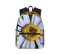 SSIMOO Un cestino stampato limoni zaino per il tempo libero alla moda il tuo compagno di viaggio ideale, un must per i viaggi all'aria aperta, Fiore Margherita, taglia unica, Zaino da viaggio