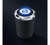 SSJCVD Auto Posacenere per Volvo C40 S60L S90 XC Classic XC40 Autoestinguente Portatile con Luce LED Coperchio Accessori,8 * 10