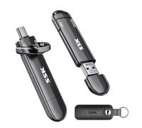 SSK Esterno SSD 256GB fino a 1000 MB/s, USB 3.2 Gen 2 unità a Stato Solido Esterne, Tipo C+USB A SSD Portatile per iPhone 15/PS4/telefoni Android/tablet/Windows/Mac