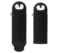 SSKHE 1 portapenne pieghevole a forma di pinguino, per studenti, astuccio Kawaii, regalo per bambini con pinguino nero, Nero , modernismo
