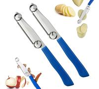SSKHE 2 coltelli da frutta multifunzione 3 in 1 con molla rimovibile, coltelli magici per frutta, coltello da taglio rapido, coltello per sbucciare frutta, tagliaverdure facile da pulire per frutta