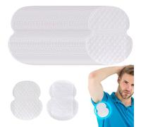 SSKHE 50 pezzi Cuscinetto sudatore sottobraccio, cerotto assorbente monouso del sudore, Patch invisibile assorbente del sudore per mantenere le ascelle asciutte e i vestiti puliti