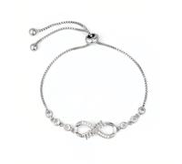 SSKHE Braccialetto da donna elegante, elegante e alla moda, placcato argento, regalo per la mamma, compleanni, anniversari, festa della mamma o Natale da parte di figlia e figlio