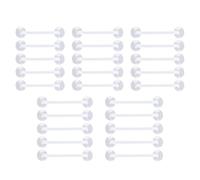 SSKHE Elevate vostro stile con le borchie trasparenti per lingua Set completo che offre dimensioni multiple, qualità ineguagliabile ed eleganza senza sforzo per tutte le vostre esigenze di gioielli.