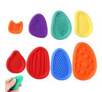 SSKHE Il set di pietre sensoriali arancione da 8 pezzi sprigiona il potere del colore, del comfort, della sicurezza, del relax e dell'apprendimento per un'esperienza sensoriale olistica.