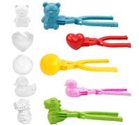 SSKHE Le 5 Macchina per Palle di Neve Clip in Plastica Palla di Neve Maniglia Clip Palla di Neve Adatto Per Battaglie di Palle di Neve Porta palle di Neve Adatto Per Battaglie di Palle