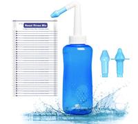SSKHE Neti Pot, kit di risciacquo nasale, kit per irrigazione nasale, risciacquo sinusale, detergente per il lavaggio del naso, bottiglia a flusso di pressione per una migliore respirazione e igiene