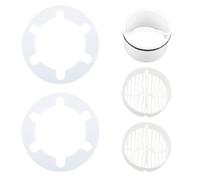 SSKHE Practical Hair Strainer Multifunctional Drain Set Shower Drain Cover for Viega Tempoplex Shower Hair Filter Shower Channel with Immersion Pipe, Compatible 6960, 6963, 6961, 6962 (5 pezzi)