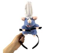 SSKHE Ratatouille - Fascia per bambini e adulti con motivo cartone animato, accessori per costume da cartone animato, orecchie di topo carine (1, blu scuro, taglia unica)
