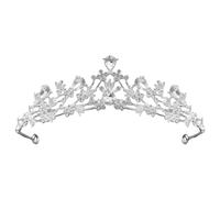 SSKHE Wedding Bridal Crystal Tiara, Diamond Crown, Queen Crown, Rhinestone Wedding Bridal Hair Accessories for Birthday, Wedding, Pageant, Prom, Party