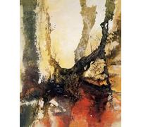 SSLDP LFHLI Classico Poster Astratto di Zao WOU Ki, Acquerello, Arte murale, Dipinto su Tela e Stampe, Moderno Quadro per la casa, 50x70 cm, Senza Cornice.