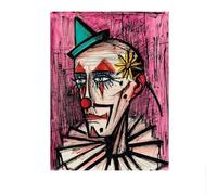 SSLDP LFHLI Classico Poster di Bernard Buffet, Personaggio Astratto, Arte murale, Dipinto su Tela e Stampe di Bernard Buffet, Decorazione per la casa, Immagine 50x70cmx1 Senza Cornice