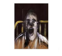 SSLDP LFHLI Classico Poster di Francis Bacon, grottesco, Astratto, Arte murale, Dipinto su Tela e Stampe di Francis Bacon, Moderno, Decorazione per la casa, 50x70cmx1, Senza Cornice.