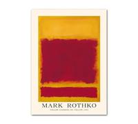 SSLDP LFHLI Classico Poster di Mark Rothko, Astratto, a Blocchi di Colore, Arte murale, Dipinto su Tela e Stampe di Mark Rothko, Arredamento Nordico per la casa, Immagine 40x60 cm, Senza Cornice.