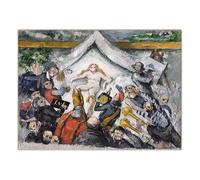 SSLDP LFHLI Classico Poster di Paul Cezanne, Figura retrò, Arte murale, Dipinto su Tela e Stampe di Paul Cezanne, Decorazione per la casa, Soggiorno, Immagine 50x70 cm, Senza Cornice.