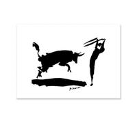 SSLDP LFHLI Classico Poster Semplice di Pablo Picasso, Quadro su Tela del torero Arte murale e Stampe di Pablo Picasso, Immagine di Arredamento per la casa 50x70cmx1 Senza Cornice
